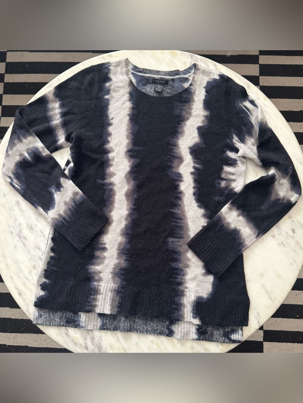 Only Mine 100% Cashmere Tie-Dye Sweater - Medium